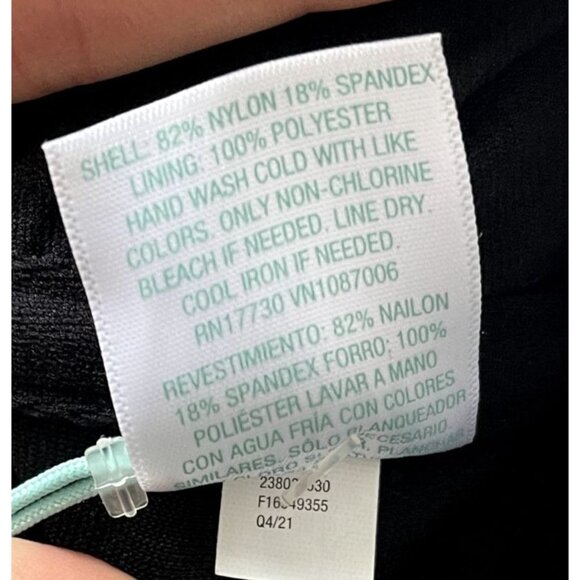 Kona Sol Bathing Suit One Piece Halter Adjustable Strap NEW Slimming Stretch - Picture 11 of 11